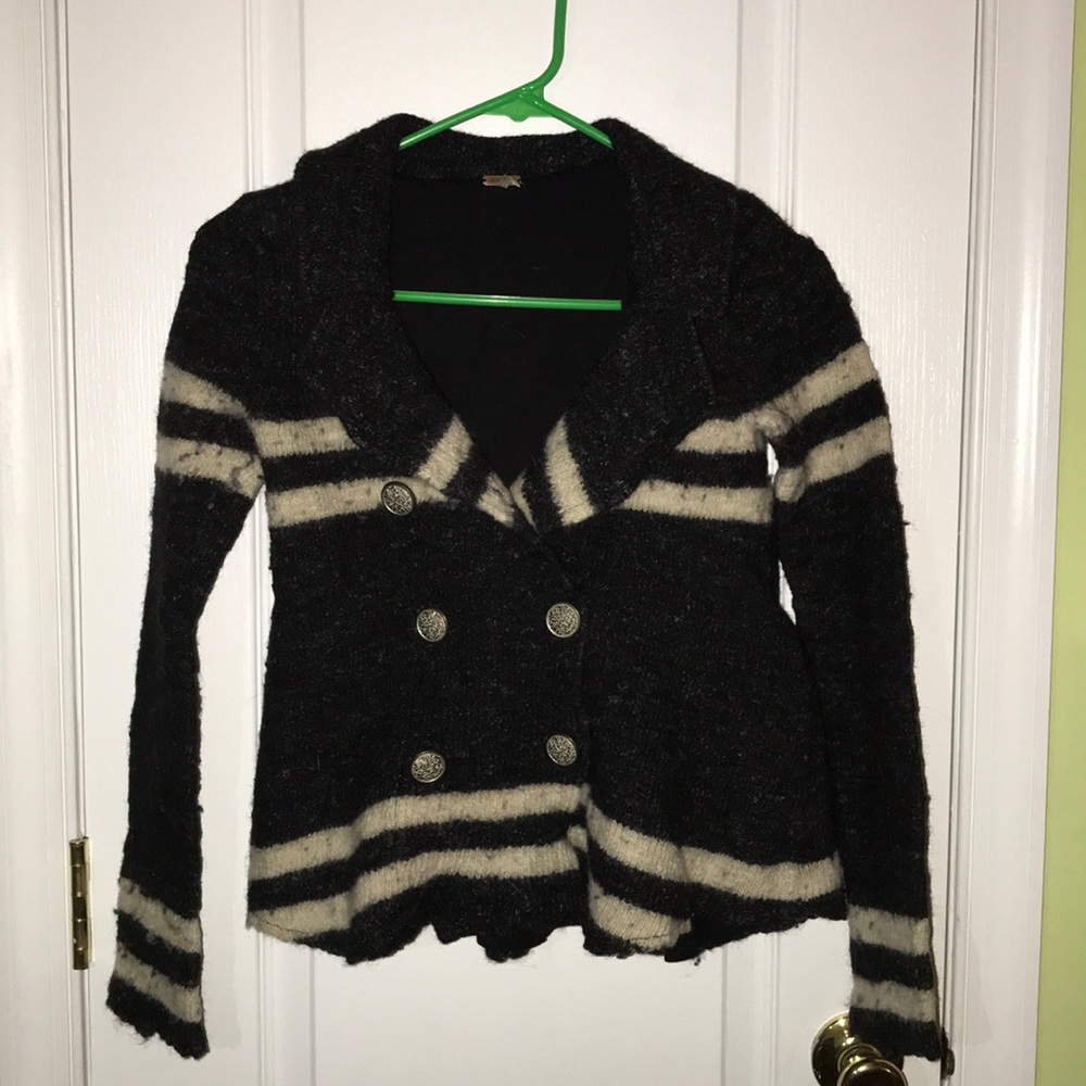 Free people wool cardigan